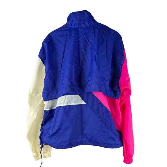 VTG 90's Nike Windbreaker Jacket Color block Pullover 1/4 Zip, Women's Large - Picture 5 of 11